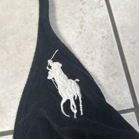 Ralph Lauren Big Pony Terrycloth Halter Swim Cover Up - Picture 3 of 8